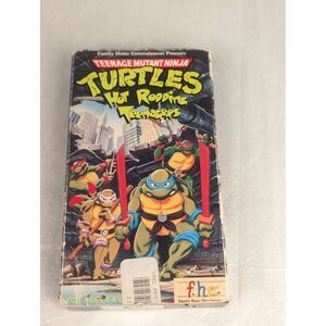 Teenage‎ Mutant Ninja Turtles Hot Rodding Teenagers VHS f.h.e. 1987 TMNT HTF